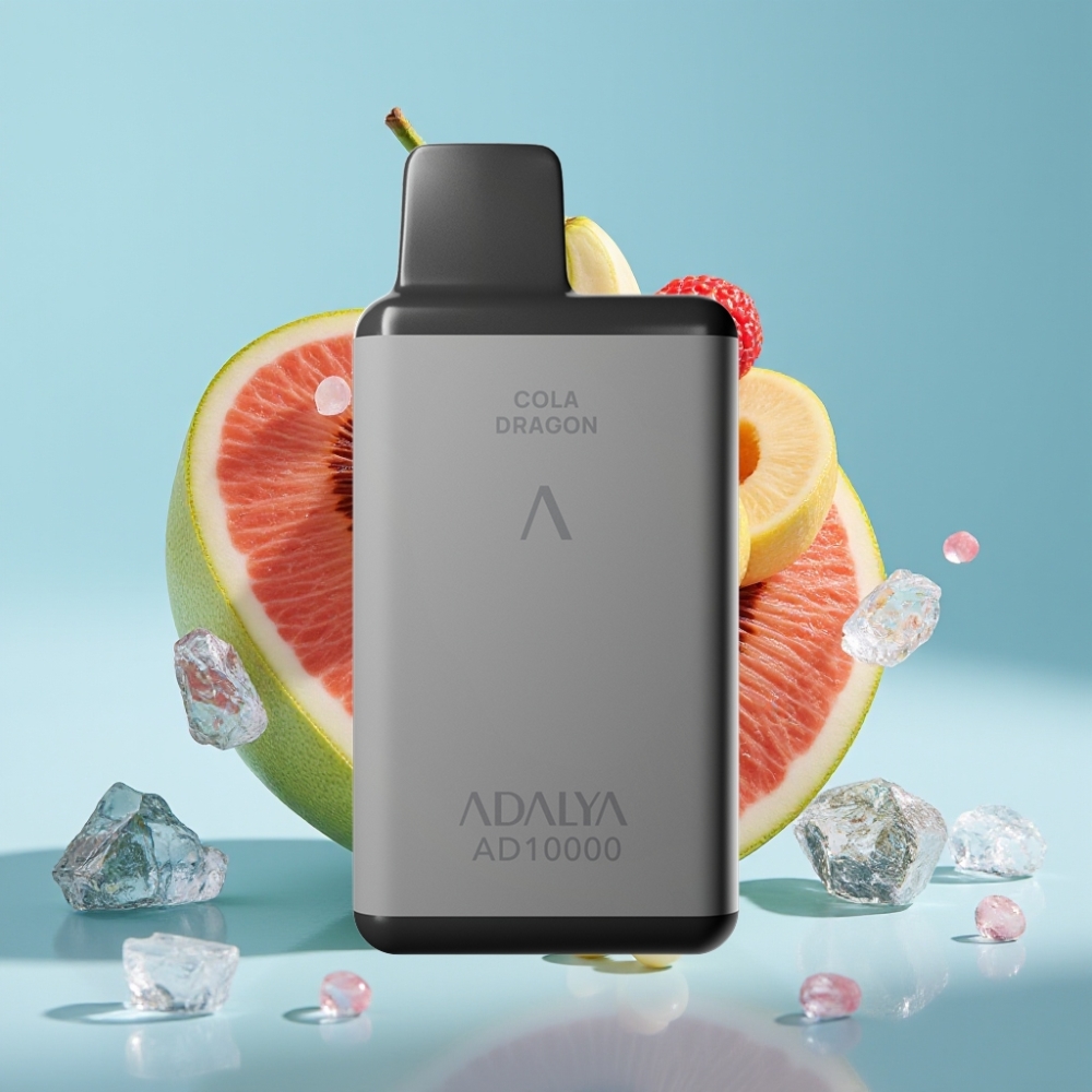 Adalya AD 10000 Puffs Chile Vape Desechable Love 66 Gris Espacio, 14 ml, 2% Nicotina, USB-C