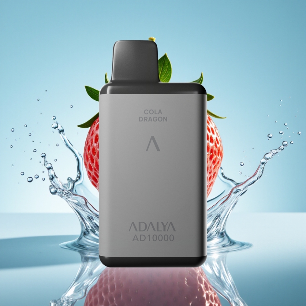 Adalya AD 10000 Puffs Chile Vape Desechable Sabor Fresa Splash Gris Espacio
