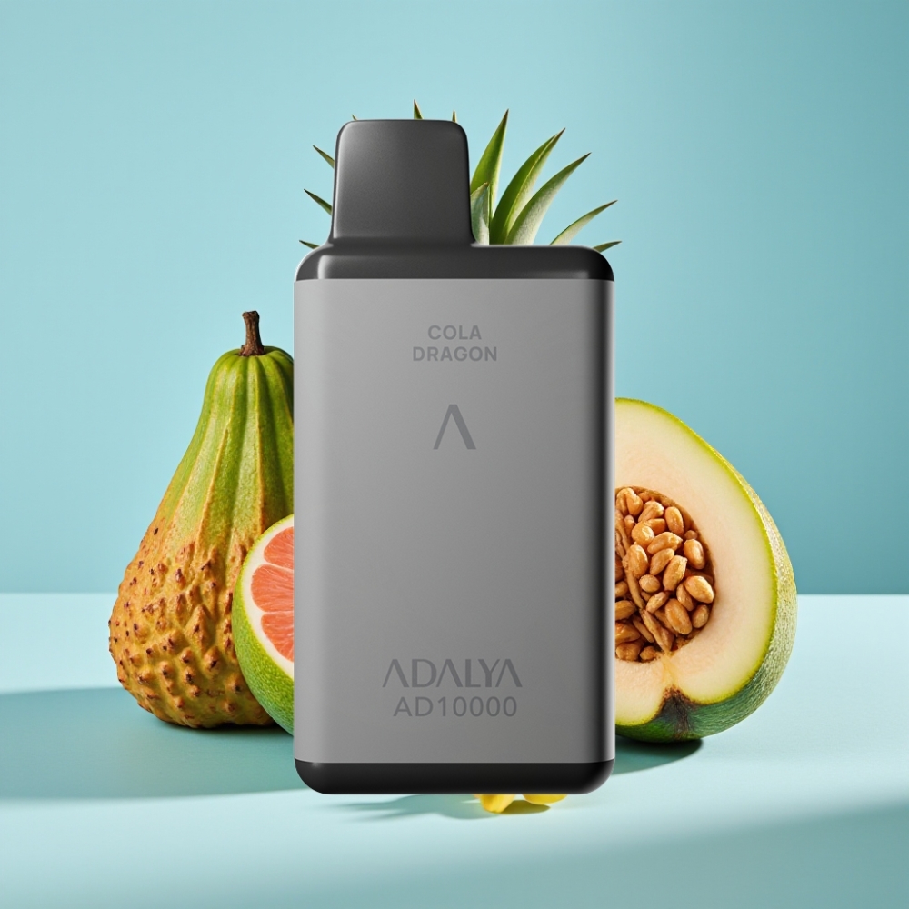 Adalya AD 10000 Puffs Desechable Chile Vape Hawaii: Gris espacial, 14 ml, 2% nicotina, USB-C, 650 mAh