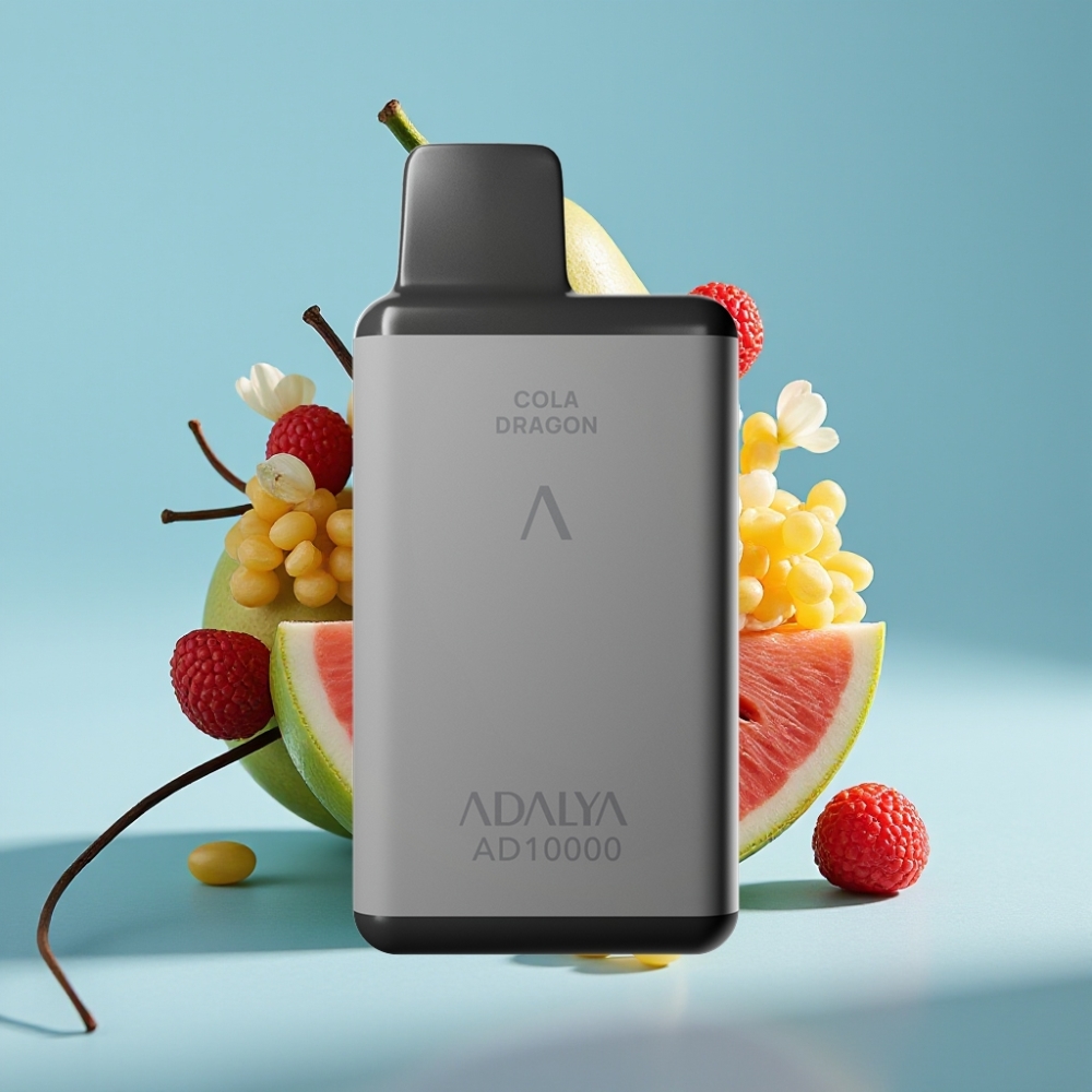 Adalya AD 10000 Puffs Desechable Chile Vape Lady Killer: Gris espacial, 14 ml, 2% nicotina, 650 mAh, USB-C