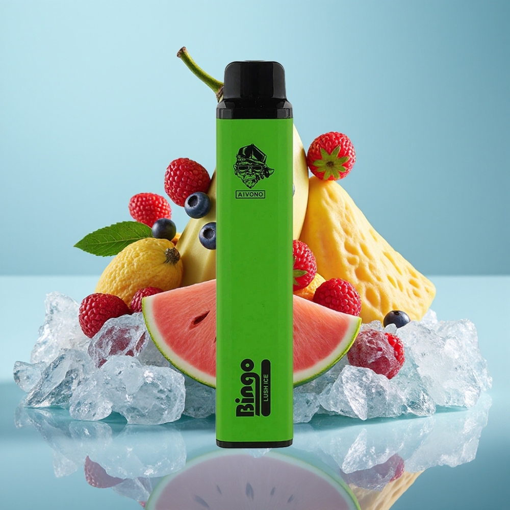Aivono AIM BINGO 4000 Puffs Chile vape: Lush Ice, 10 mL, batería 1000mAh, hasta 4000 caladas