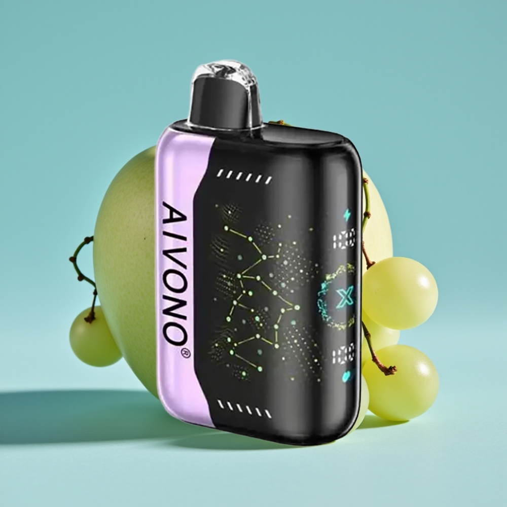 Aivono AIM BOOM 25000 Puffs Chile Vape Manzana Verde Uva 0%-5% Nicotina 28ml 650mAh Tipo-C 90g