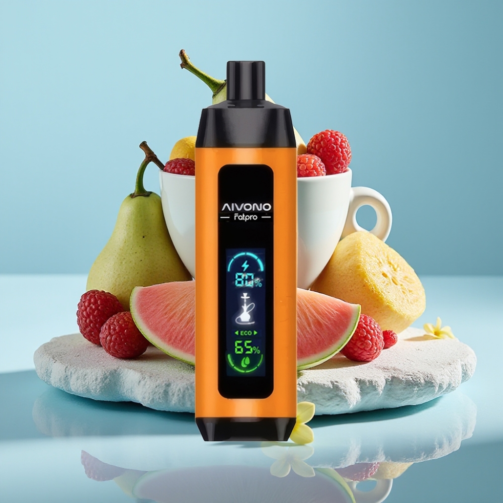Aivono AIM FATPRO 22000 Puffs Chile Vape 28ml, 10 Sabores, Nicotina 0%-5%, Recargable 600mAh, Bobina Mesh 0.6Ω, Modos Eco/Boost, Sabor: Sueño Lúcido