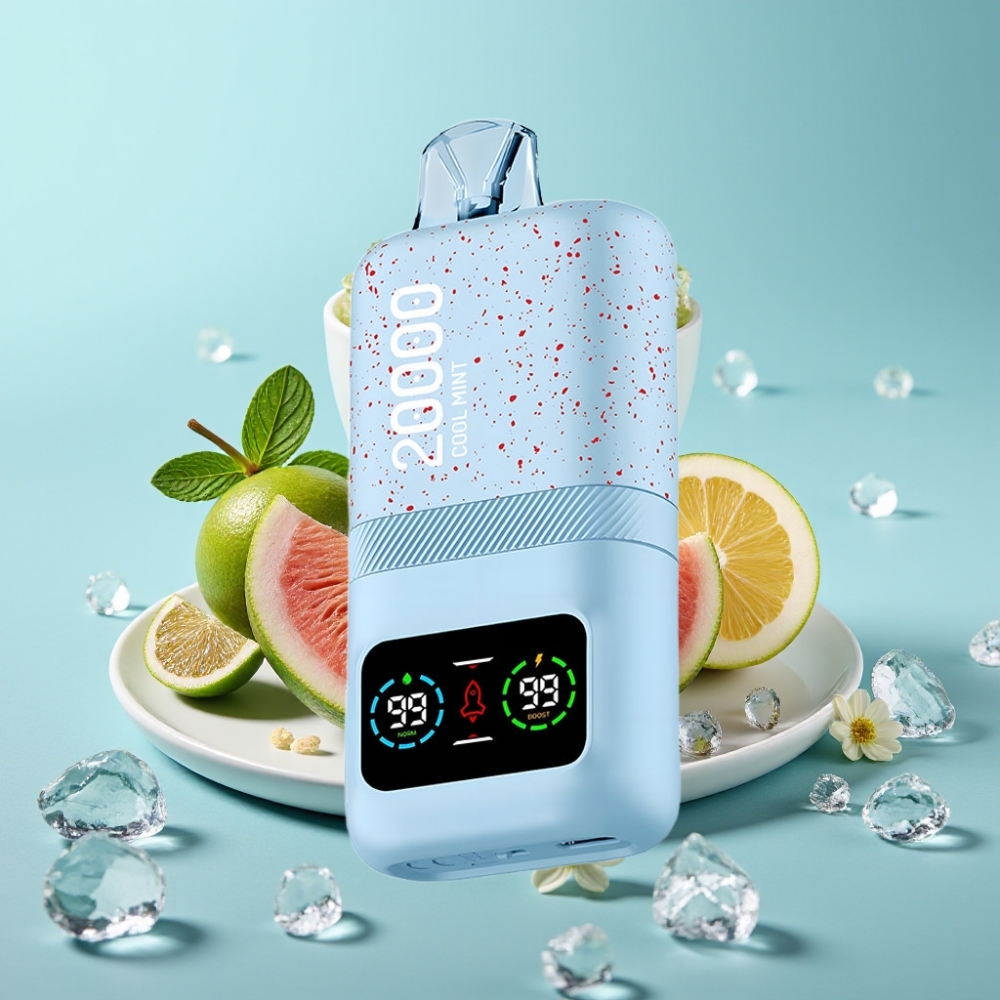 Aivono AIM MAGIC 20000 Puffs Vape Desechable Chile vape Menta Fría, 26ml, 0%-5% Nicotina, Recargable Tipo-C, 600mAh