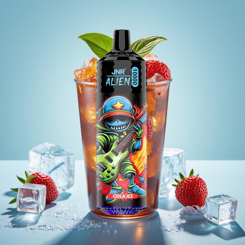 JNR Alien 10000 Puffs Chile vape: Cola Ice, 20ml, 850mAh, 1.2 Ohm, RGB, Tipo-C