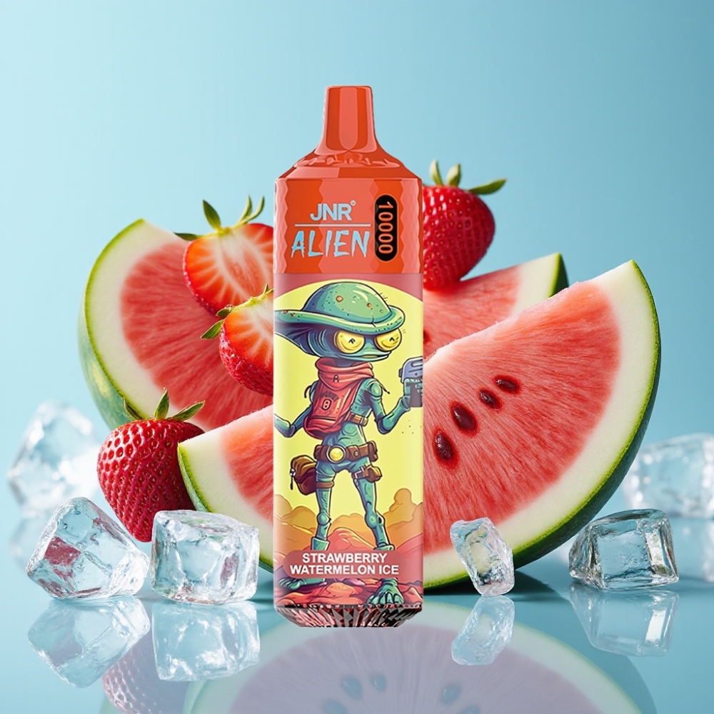 JNR Alien 10000 Puffs Chile vape: Fresa Sandía Hielo, 20ml, 850mAh, Tipo-C, RGB