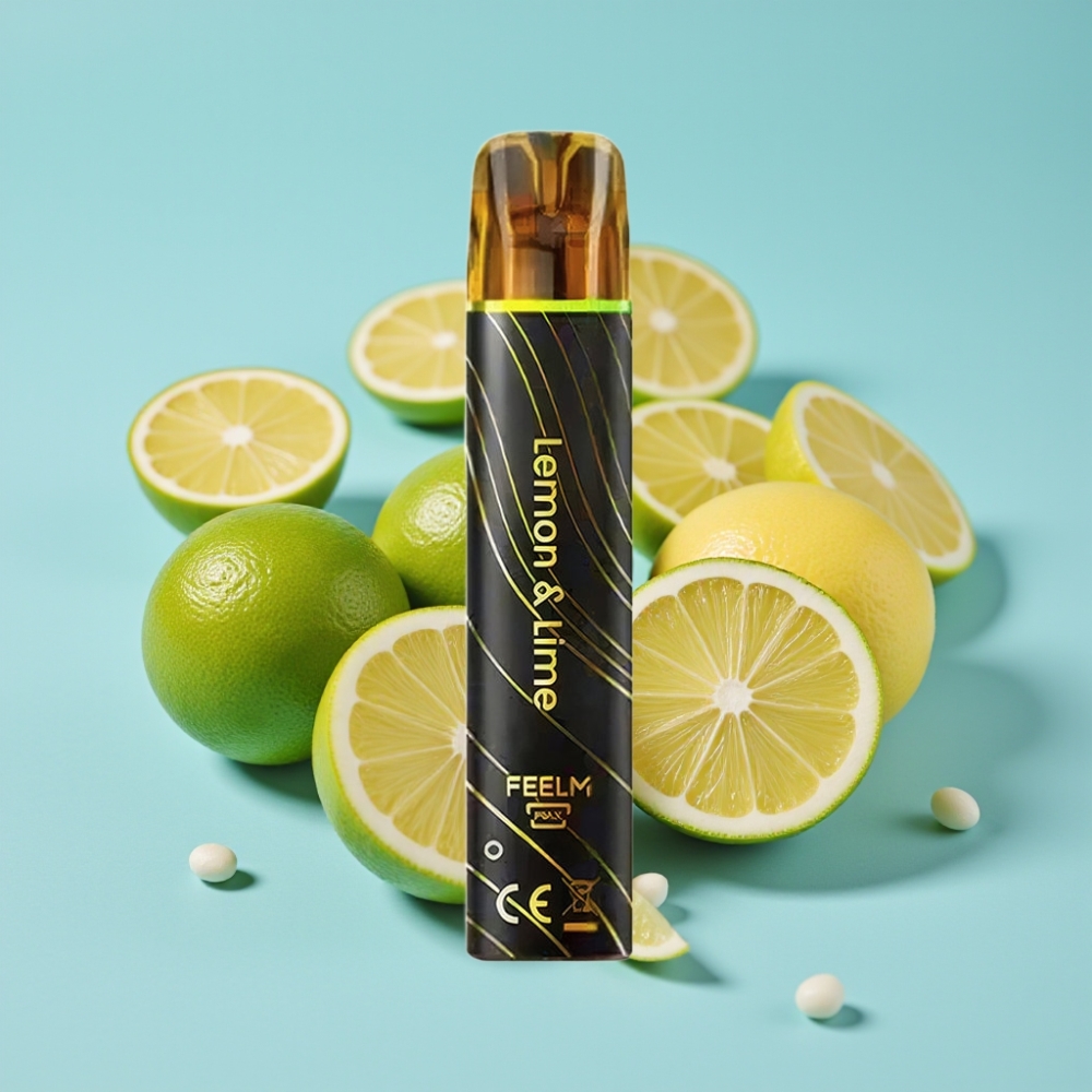 JNR Black&Golden 800 Puffs Chile Vape Desechable Limón & Lima 550mAh 2ml TPD 2% Nicotina Sin Carga