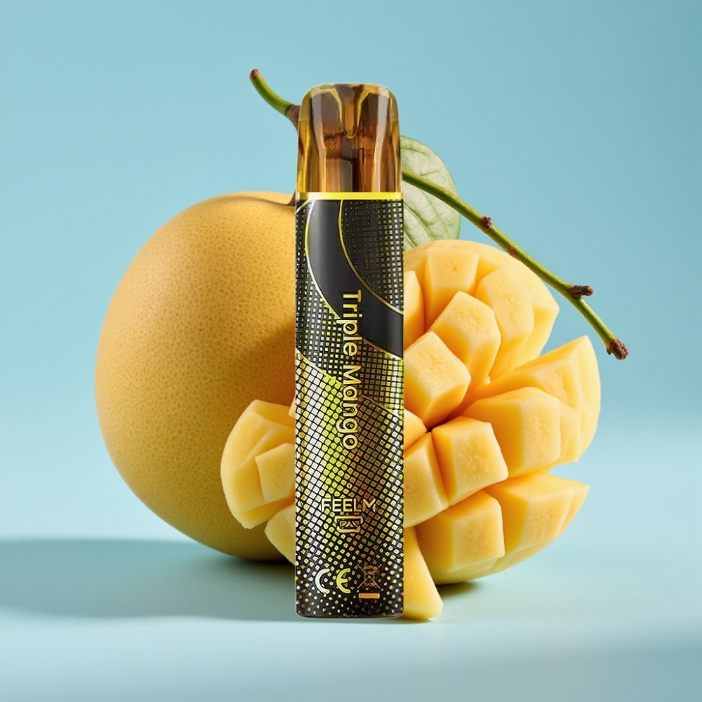 JNR Black&Golden 800 Puffs Chile Vape Triple Mango, 550mAh, 2ml, TPD, Sin Carga, 2% Nicotina