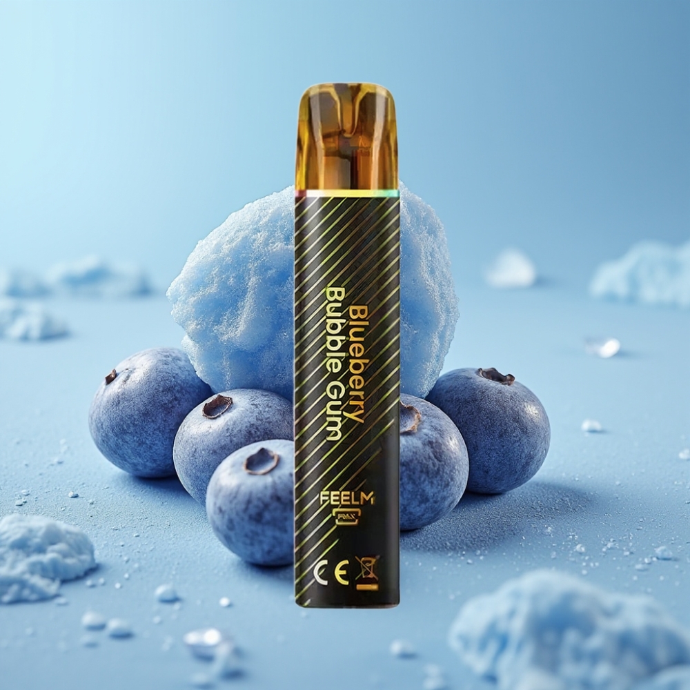 JNR Black&Golden 800 Puffs Chile vape Desechable 550mAh 2ml TPD 2% Nicotina Sabor Blueberry Bubble Gum