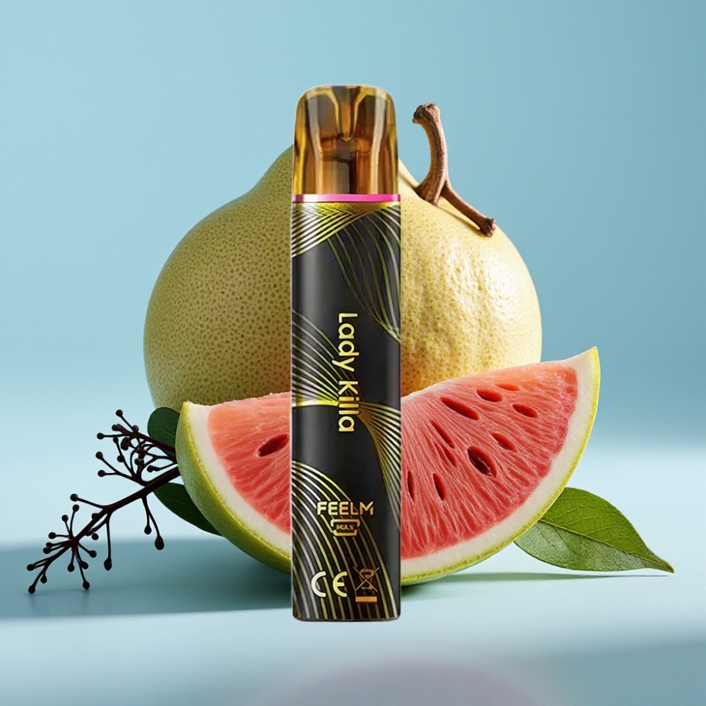 JNR Black&Golden 800 Puffs Chile vape Desechable con 550mAh, 2ml, Certificación TPD, Sin carga, 2% Nicotina, Sabor Lady Killa