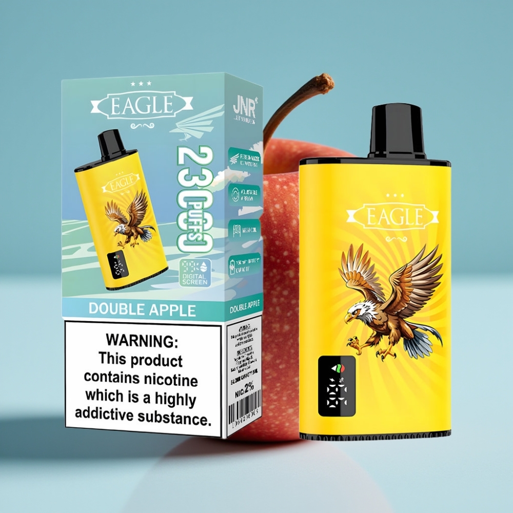 JNR EAGLE Smart 23000 Puffs Chile vape Desechable Doble Manzana con Pantalla Digital