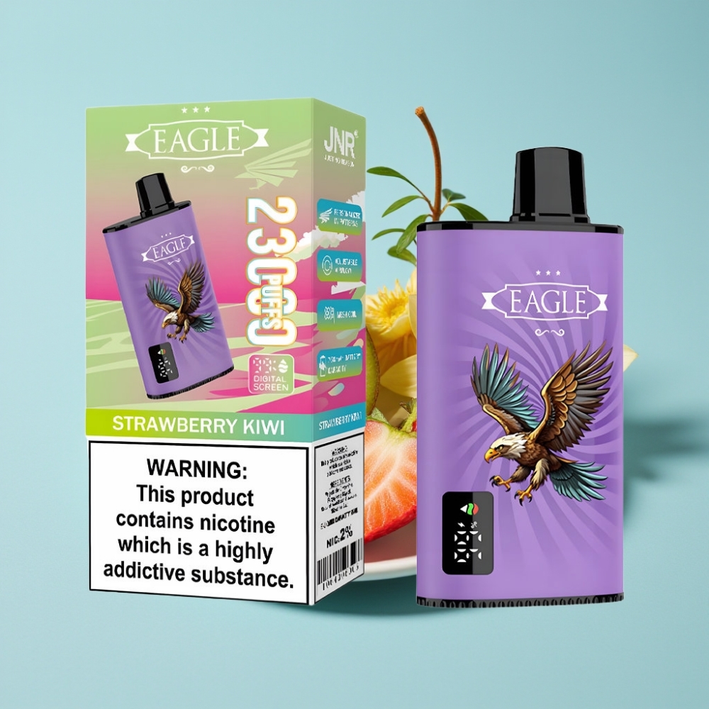 JNR EAGLE Smart 23000 Puffs Chile vape Desechable Fresa Kiwi con Pantalla Digital