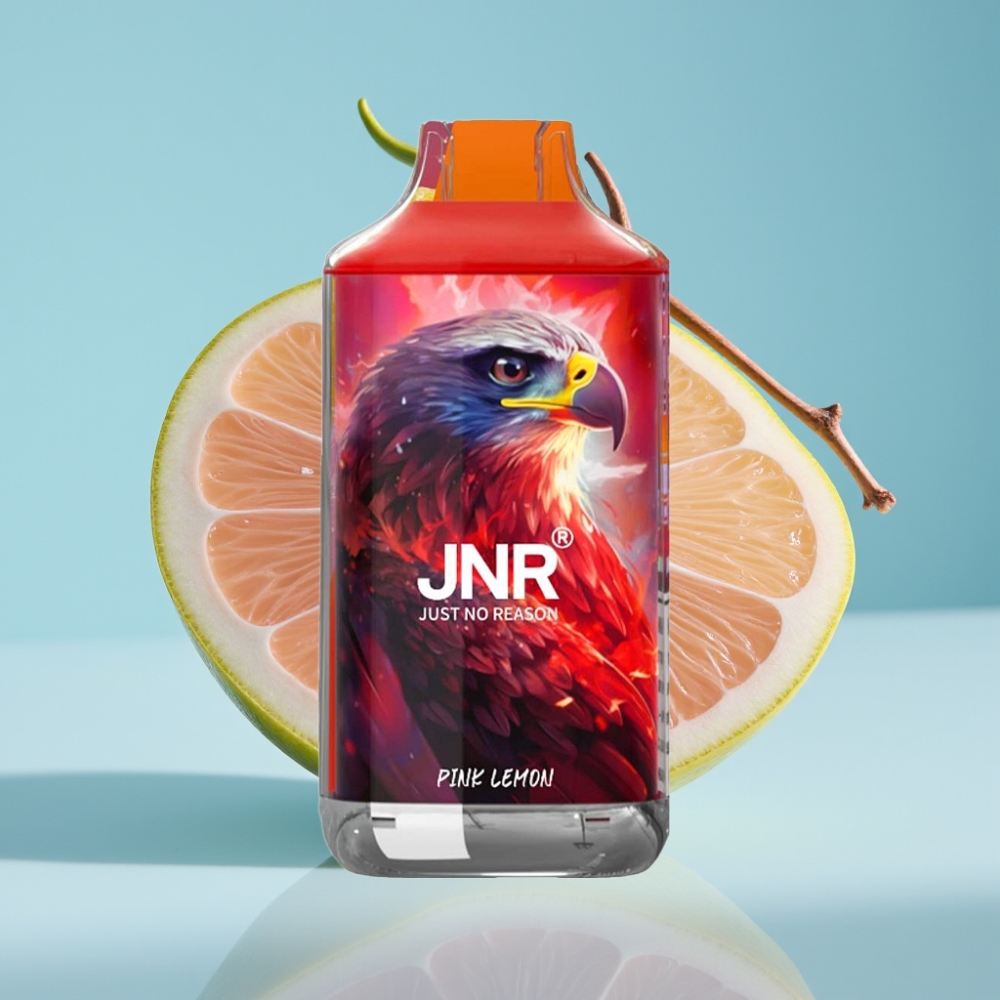 JNR Falcon 16000 Puffs Chile Vape Rosa Limón – 16000 Puffs, 850 mAh, 22ml, Doble Malla, Tipo C/Lightning, Pantalla LED, Nicotina 0%/2%