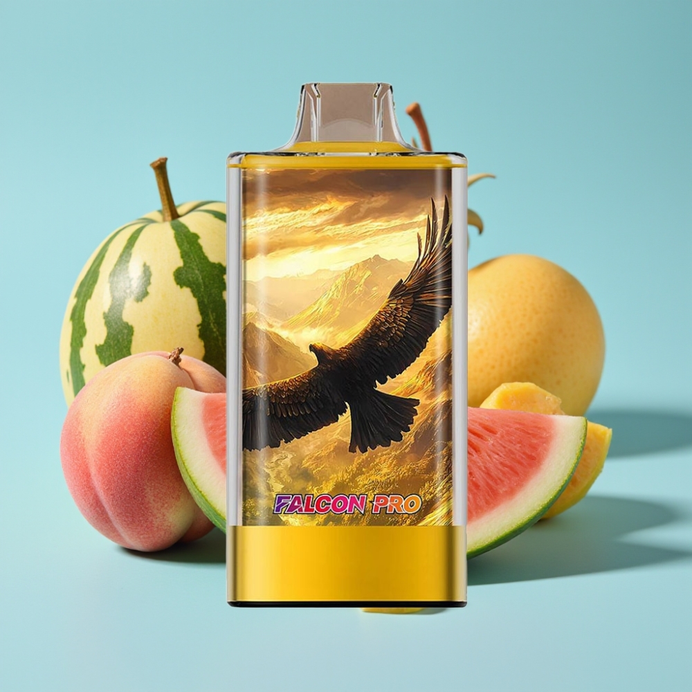 JNR Falcon Pro 28000 Chile Vape Desechable 30ml 28000 Caladas 5% Nicotina Durazno Mango Sandía