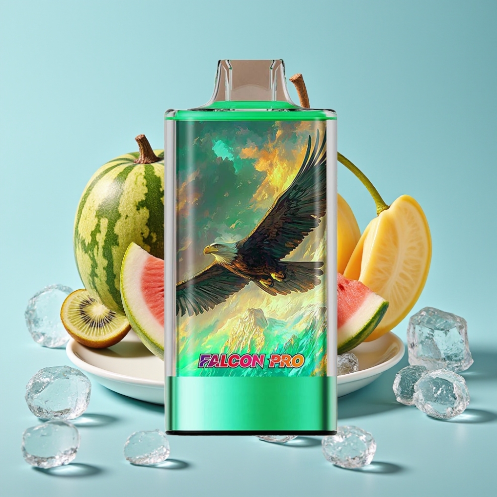 JNR Falcon Pro 28000 Desechable Chile Vape 30ml Prellenado Hielo de kiwi y sandía