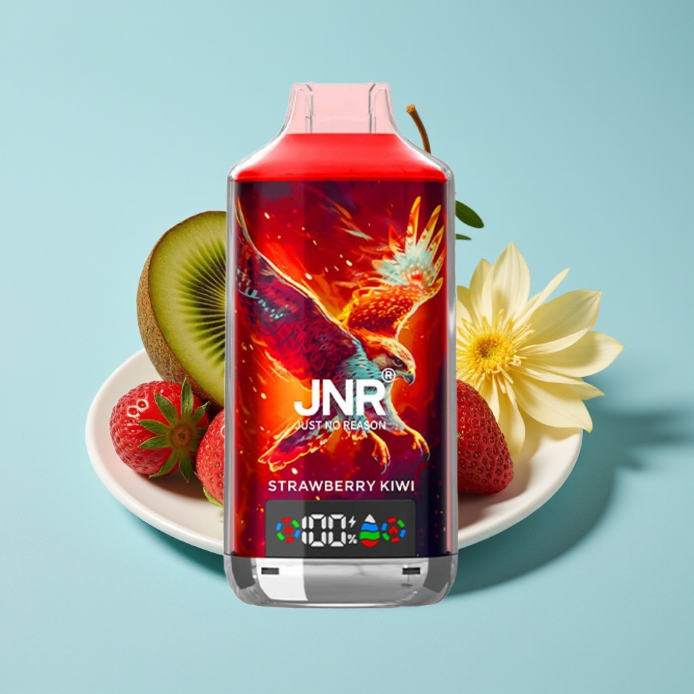 JNR Falcon X 18000 Puffs Chile Vape Fresa Kiwi 750mAh 24ml Dual Mesh Digital Type-C 0%/2%/5%