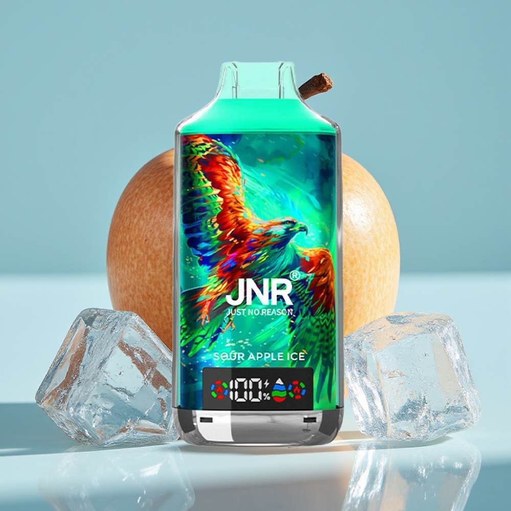 JNR Falcon X 18000 Puffs Chile Vape Manzana Ácida Helada 750mAh 24ml Dual Mesh
