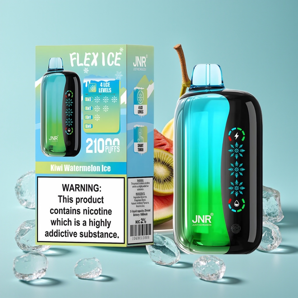 JNR Flex Ice 21000 Puffs Chile Vape Desechable Sabor Kiwi Sandía Hielo