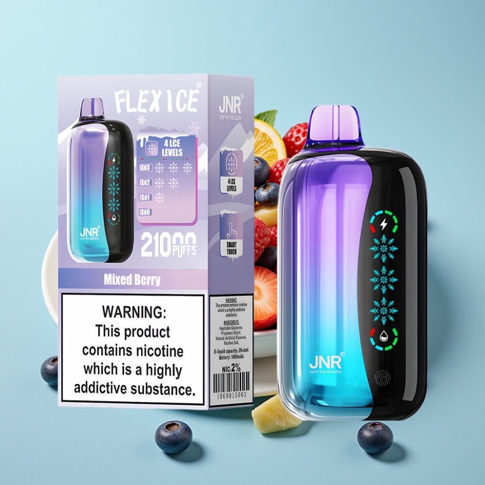 JNR Flex Ice 21000 Puffs Desechable Chile Vape con Ajuste de Hielo