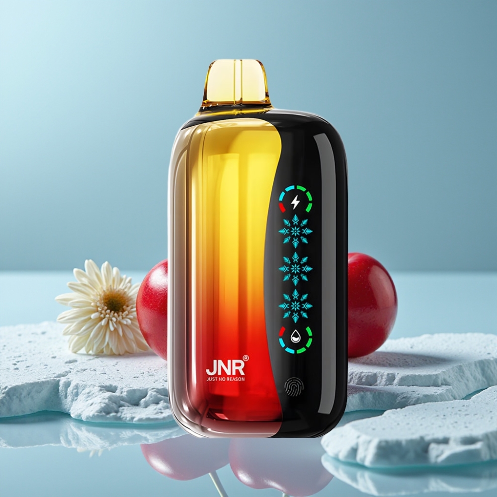 JNR Flex Ice 21000 Puffs Vape Desechable Chile vape Cherry Cola, Hielo Ajustable, 26ml, Flujo de Aire Personalizable, Pantalla Táctil, 1000mAh, Carga Tipo-C