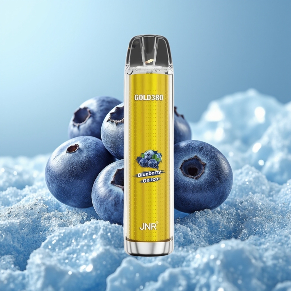 JNR Gold380 6000 Caladas Chile Vape Desechable 1500mAh 13ml Blueberry On Ice 0%,2%,5% Nicotina