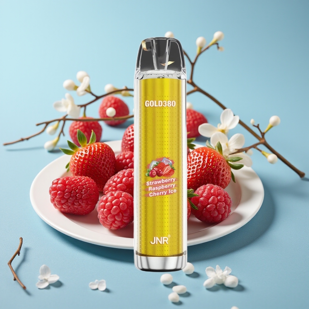 JNR Gold380 6000 Puffs Chile Vape Desechable Fresa Frambuesa 1500mAh 13ml 0%/2%/5% Nicotina