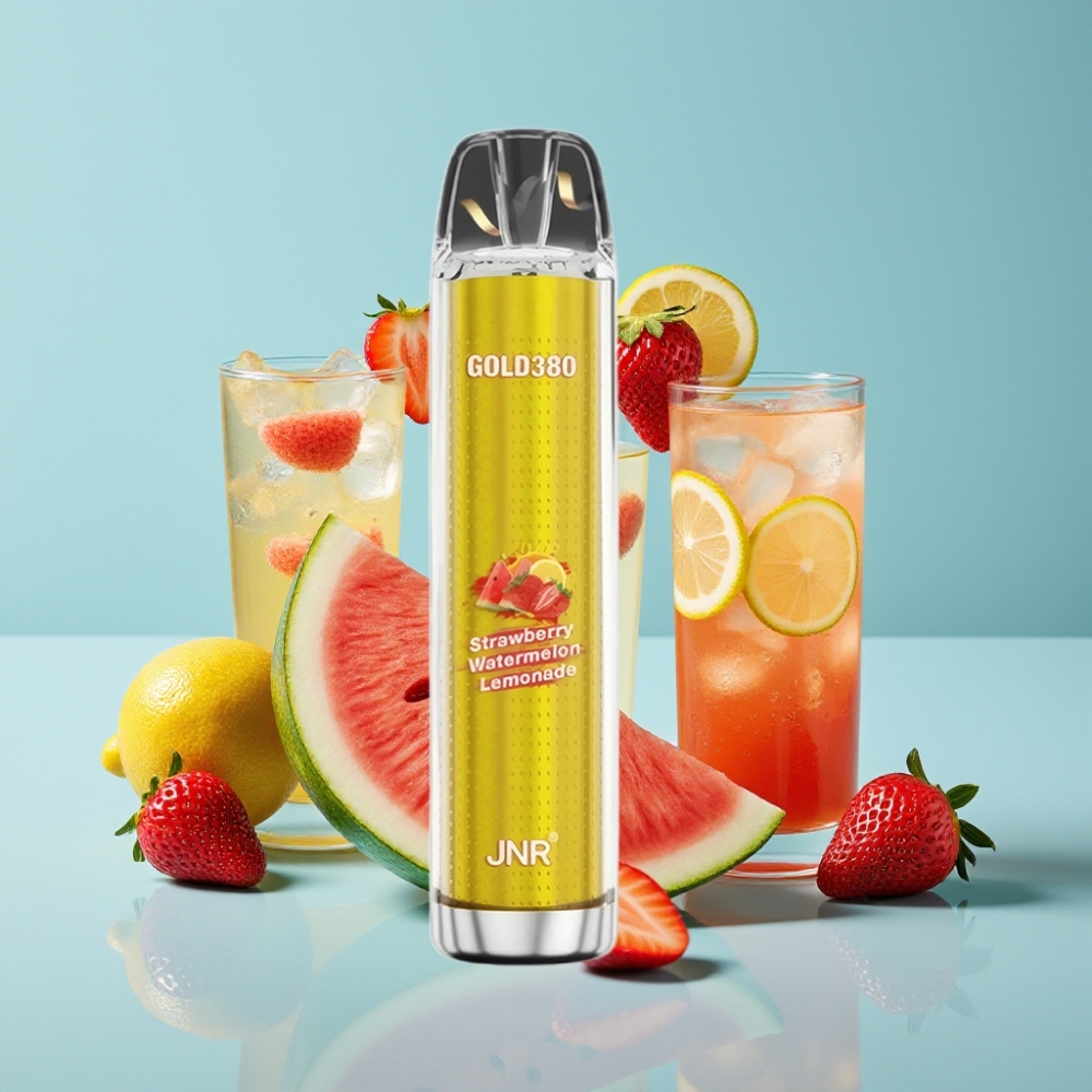 JNR Gold380 6000 Puffs Chile Vape Desechable Fresa Sandía Limonada 1500mAh 13ml 0%/2%/5% Nicotina