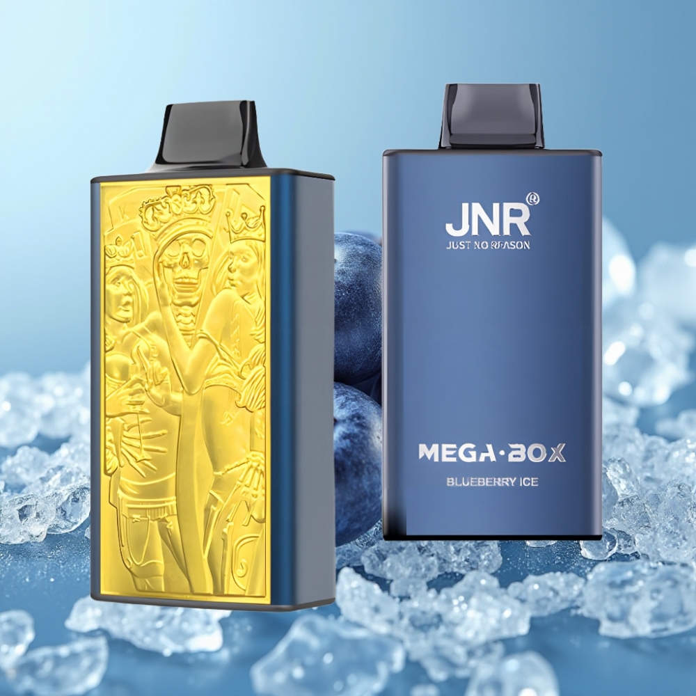 JNR Mega Box 25000 Puffs Chile Vape Desechable Blueberry Ice – 30ml, 850mAh, Doble Malla, Tipo-C, 2% Nicotina