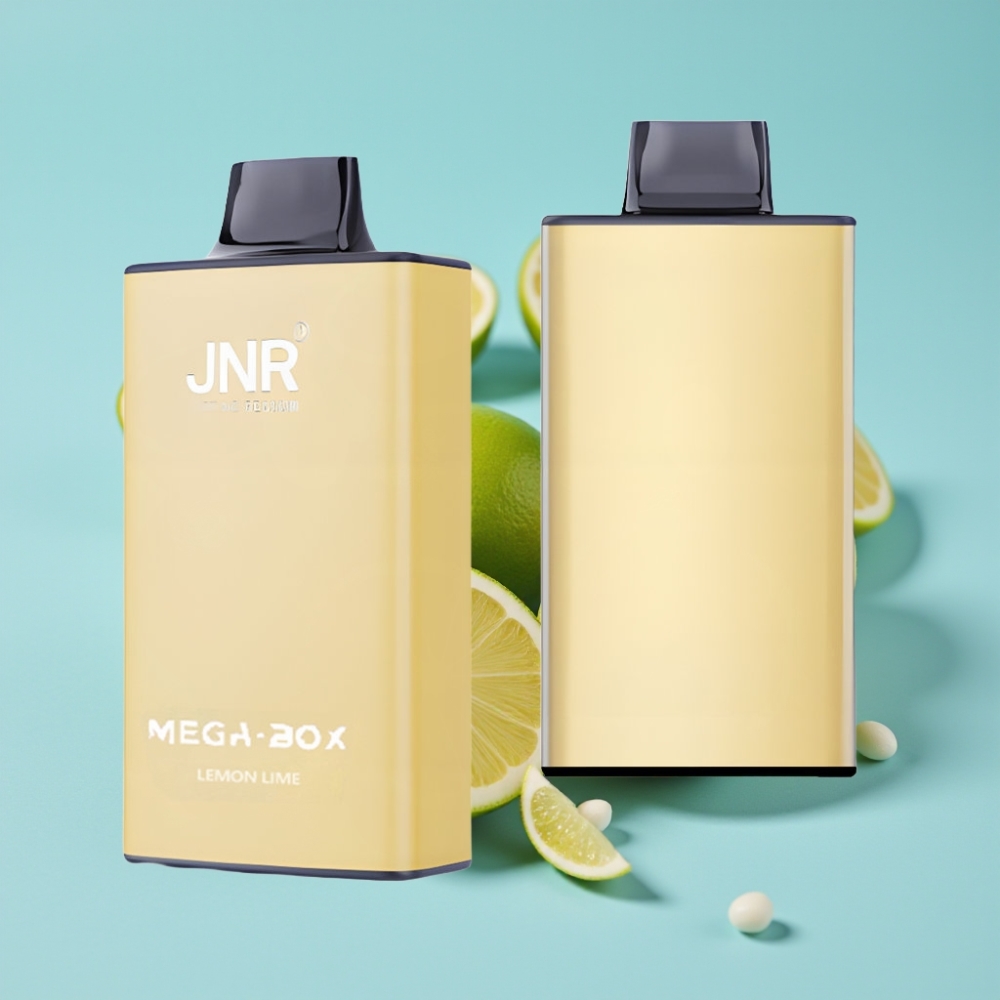 JNR Mega Box 25000 Puffs Chile Vape Desechable Limón & Lima con 30ml de Líquido, Batería 850mAh, Doble Bobina Mesh y Carga Rápida Type-C