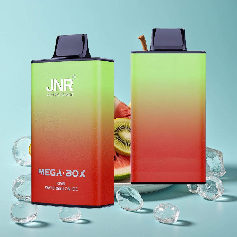 JNR Mega Box 25000 Puffs Chile Vape Desechable Sabor Kiwi Sandía Hielo – 30ml, 850mAh, Doble Malla, Carga Rápida Tipo-C, 2% Nicotina