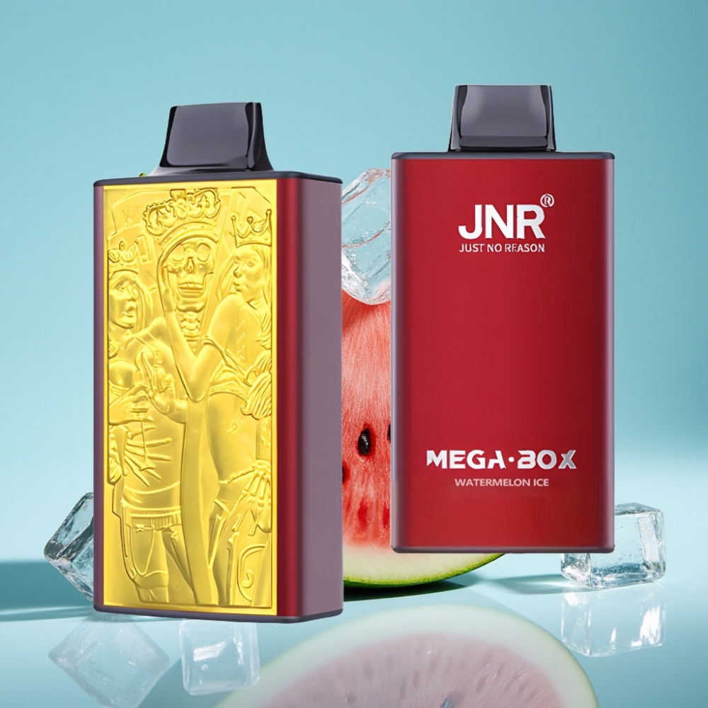 JNR Mega Box 25000 Puffs Chile Vape Desechable Sandía Hielo – 30ml, 850mAh, Doble Malla, Tipo-C, 2% Nicotina