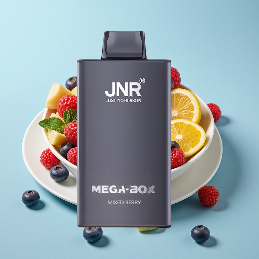 JNR Mega Box 25000 Puffs Desechable Chile Vape - Baya Mixta, 30ml, 850mAh, Tipo-C, 2% Nicotina