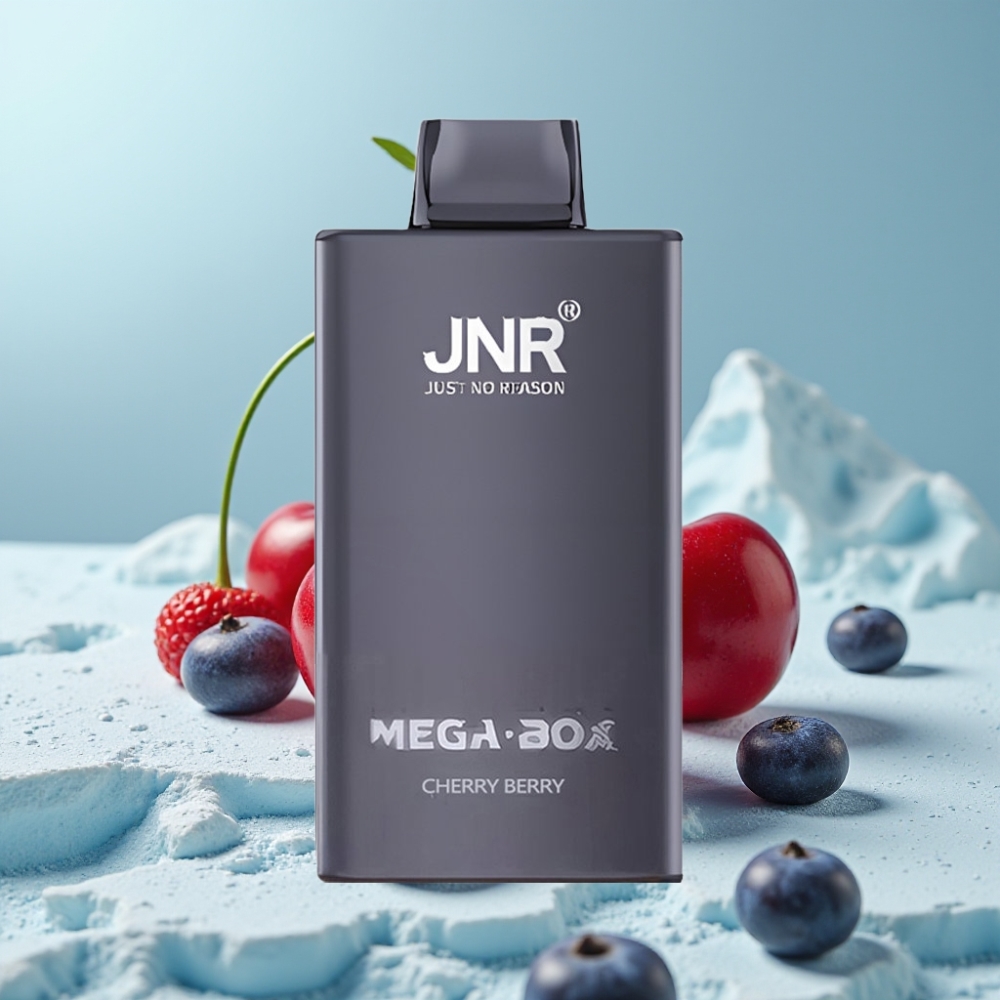 JNR Mega Box 25000 Puffs Desechable Chile Vape Cherry Berry – 30ml, 850mAh, Doble Malla, Carga Rápida Type-C, 2% Nicotina