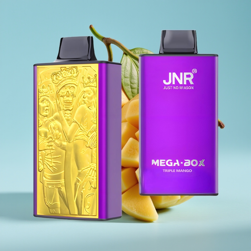 JNR Mega Box 25000 Puffs Disposable Vape Triple Mango Chile vape: 30ml, 850mAh, Doble Malla, Tipo-C, 2% Nicotina