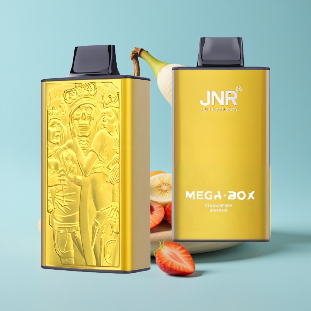 JNR Mega Box 25000 Puffs Vape Desechable Chile vape Fresa Plátano 30ml 850mAh Dual Mesh Type-C