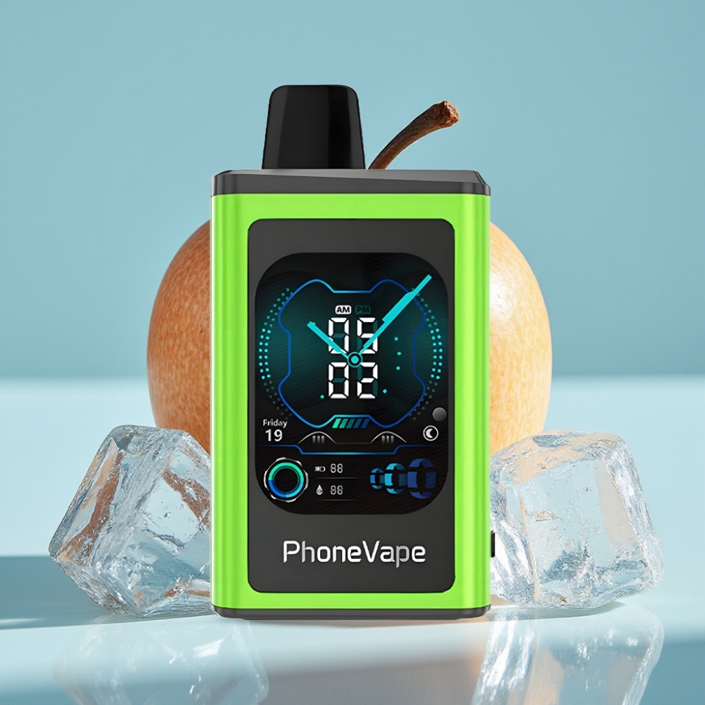 JNR PhoneVape 30000 caladas Vape Desechable Chile vape Manzana Ácida Helada