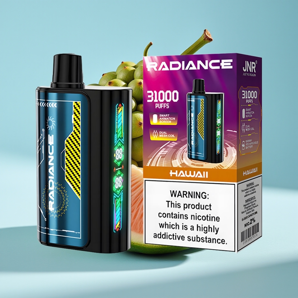JNR Radiance 31000 Caladas Vape Desechable Chile vape HAWAII: 28ml E-líquido