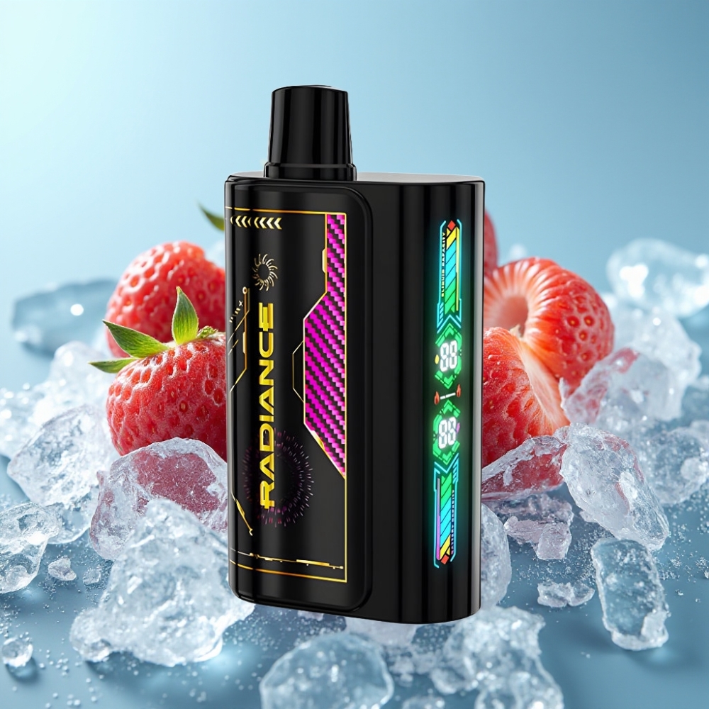 JNR Radiance 31000 Puffs Chile Vape Desechable FRESA HIELO: 28ml E-líquido