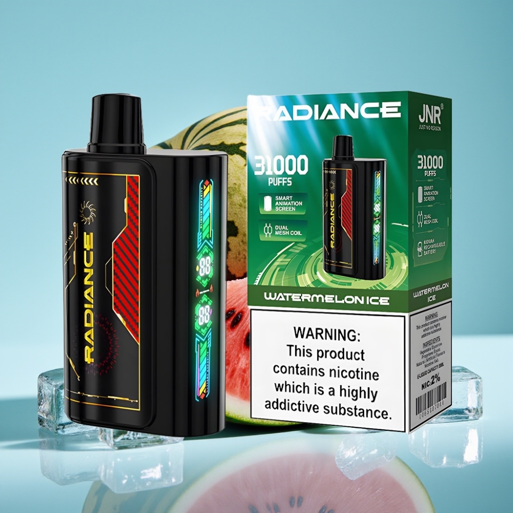 JNR Radiance 31000 Puffs Chile vape Desechable SANDÍA HIELO: 28ml líquido