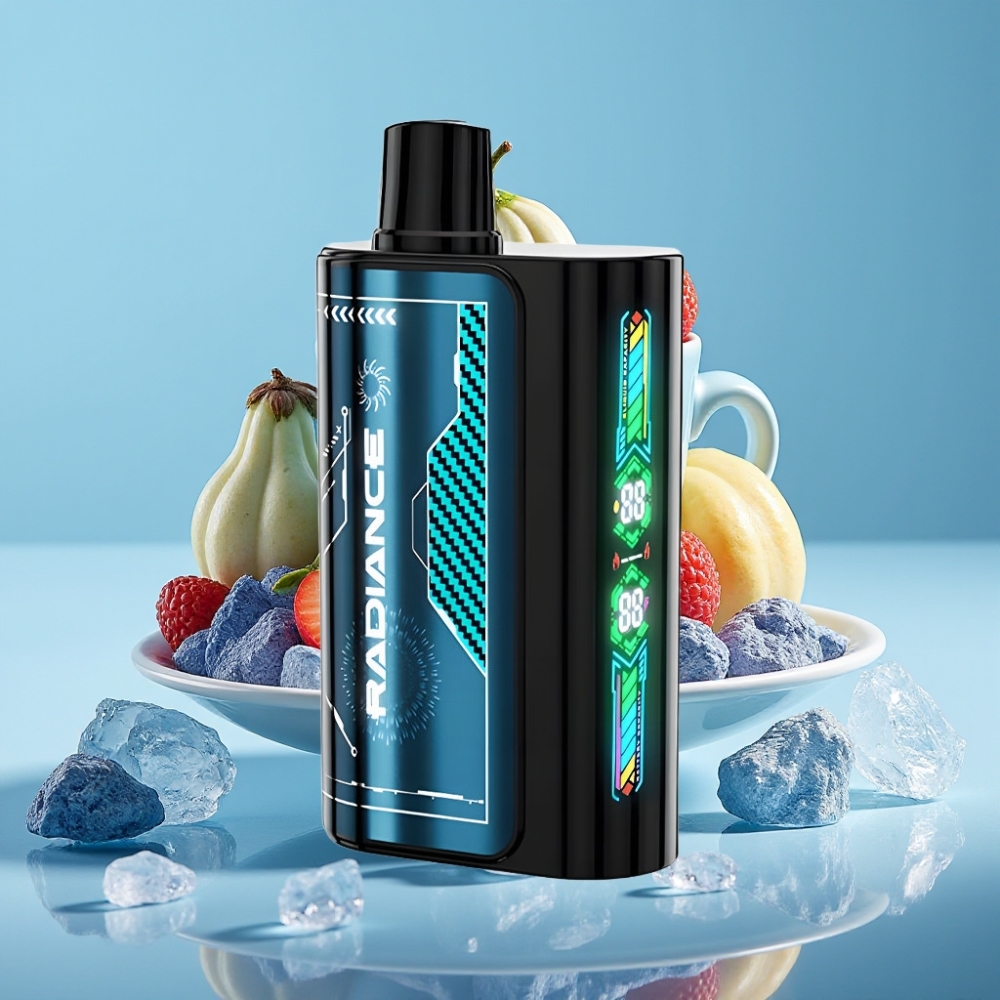 JNR Radiance 31000 Puffs Desechable Chile vape BLUE RAZZ ICE: 28ml E-líquido