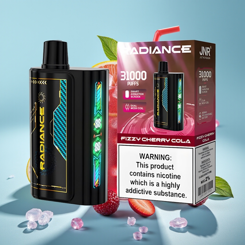 JNR Radiance Chile Vape 31000 Puffs Desechable: FIZZY CHERRY COLA