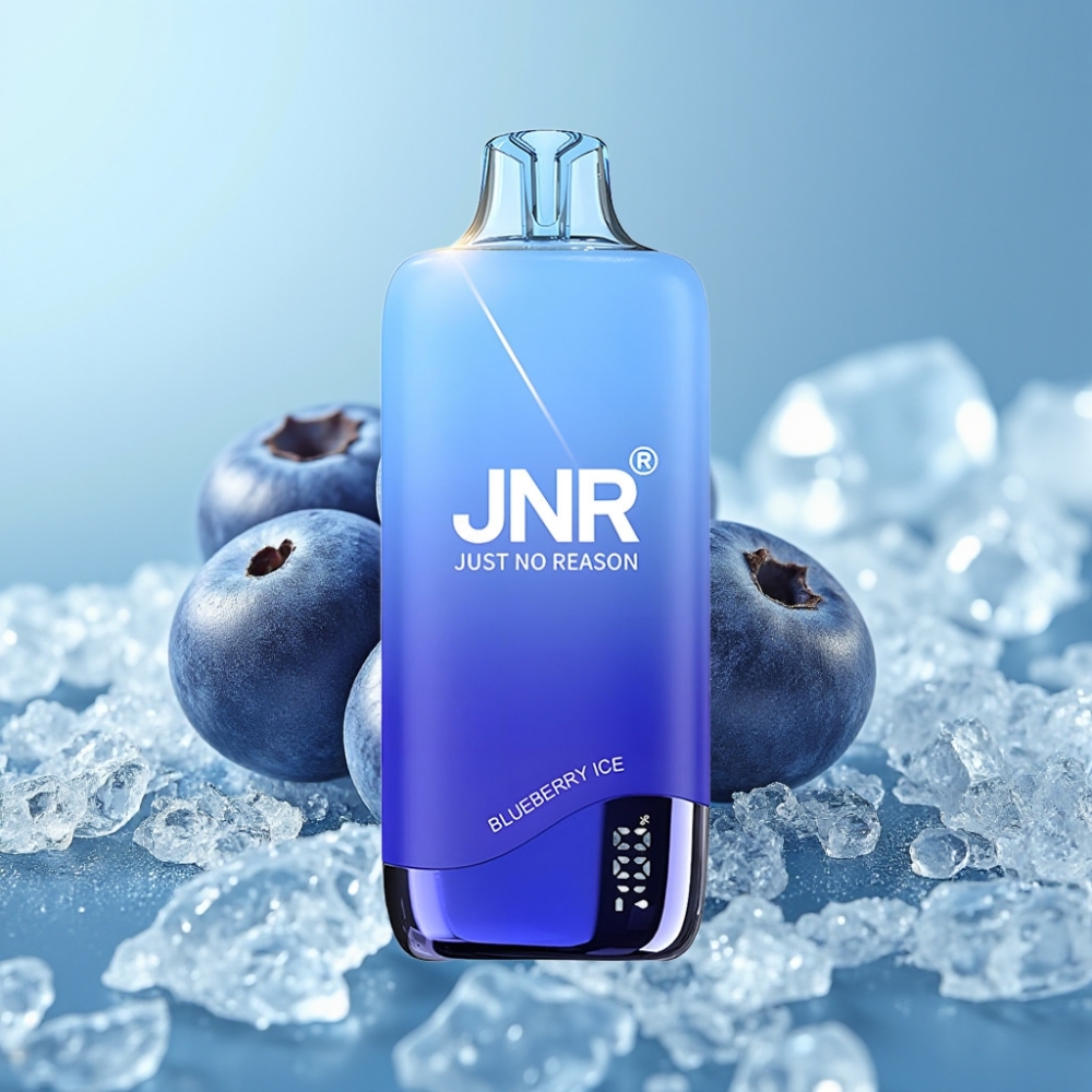 JNR Rainbow 10500 Puffs Desechable Chile Vape Blueberry Ice con Batería 600mAh, 18ml Tanque, Carga USB-C, 0.8ohm Mesh