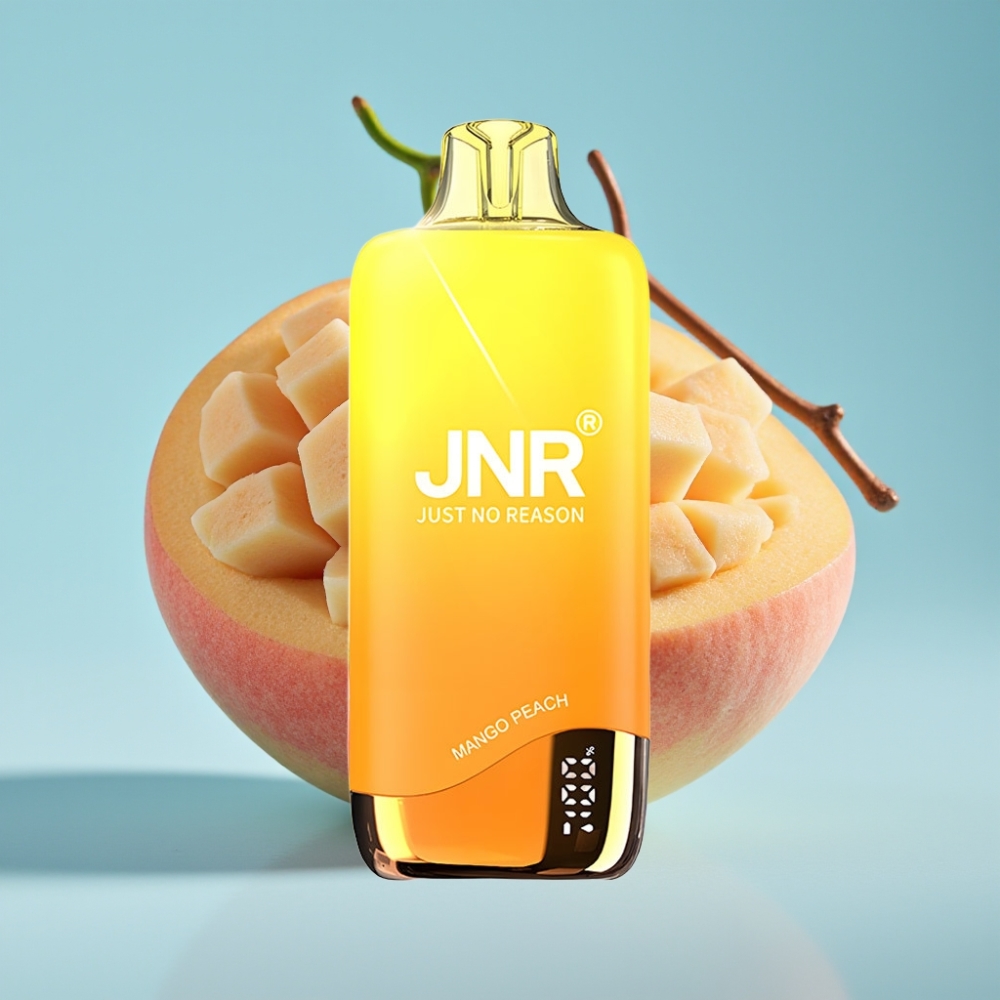 JNR Rainbow 10500 Puffs Desechable Chile Vape Mango Durazno - 600mAh, 18ml, USB-C, 0.8ohm, 0%/2%/5% Nicotina