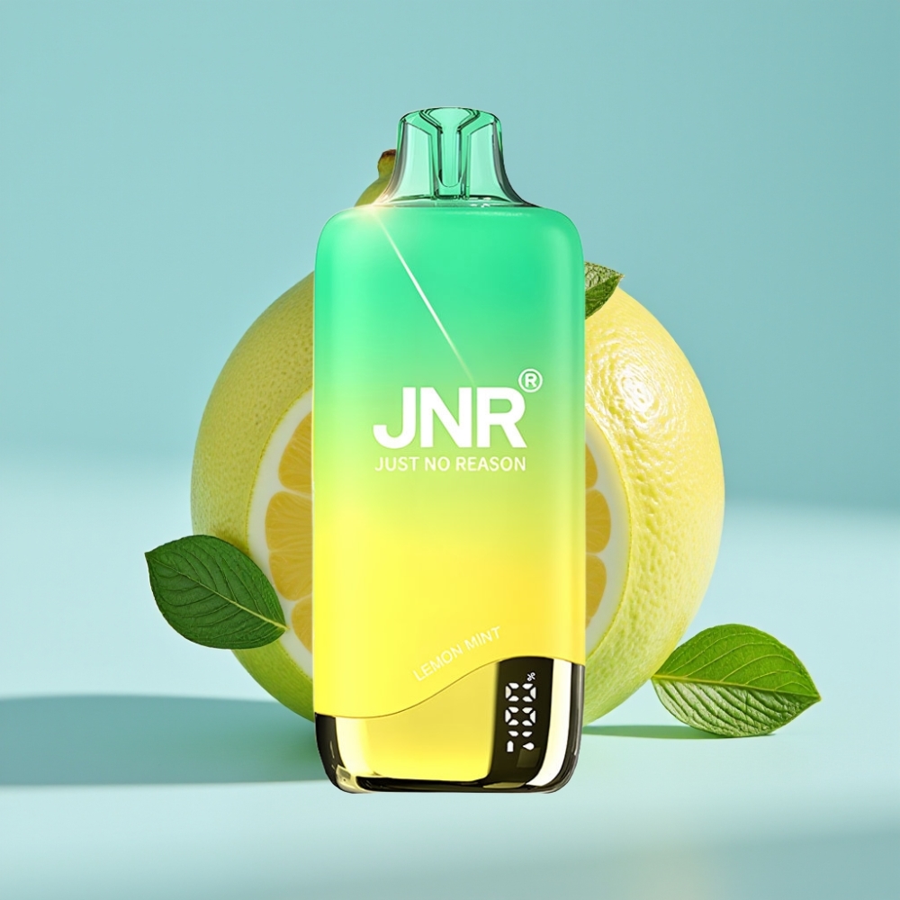 JNR Rainbow 10500 Puffs Desechable Vape Chile vape Limón Menta - Batería 600mAh, 18ml, USB-C, 0.8ohm, Indicadores