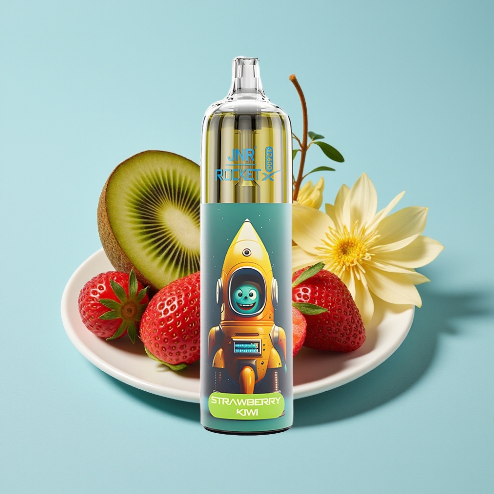 JNR Rocket-X 12400 Puffs Chile Vape Desechable Fresa Kiwi – Flujo de Aire Ajustable