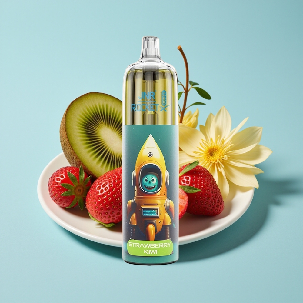 JNR Rocket-X 12400 Puffs Chile Vape Desechable Fresa Kiwi – Flujo de Aire Ajustable