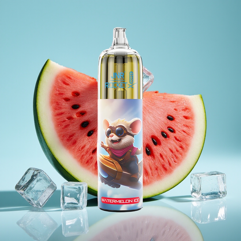 JNR Rocket-X 12400 Puffs Chile Vape Desechable Sabor Sandía Ice con Flujo de Aire Ajustable