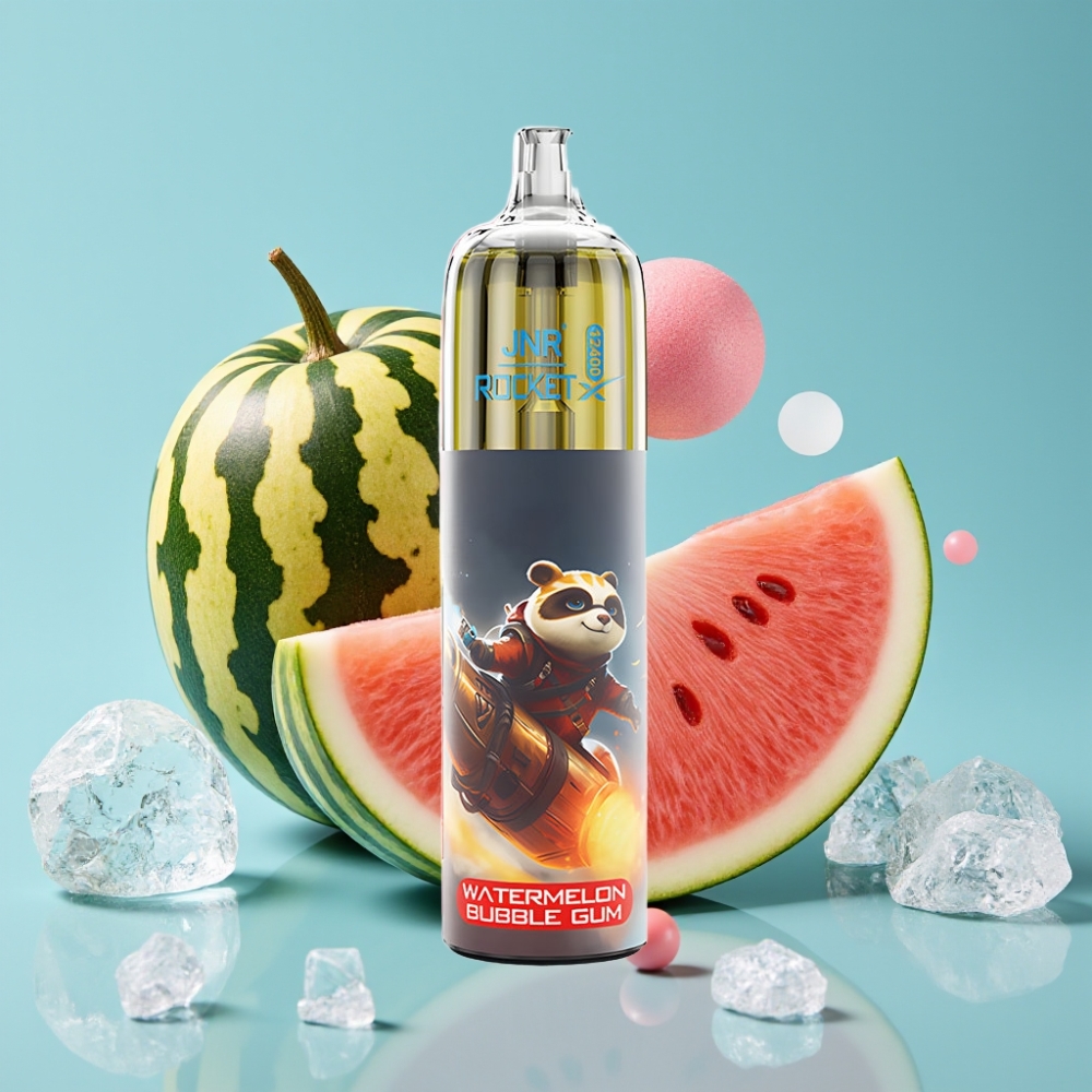 JNR Rocket-X 12400 Puffs Chile Vape Desechable con Aire Ajustable Chicle de sandía