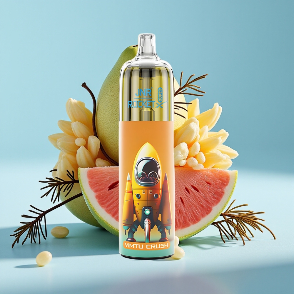 JNR Rocket-X 12400 Puffs Chile Vape Desechable con Aire Ajustable Vimtu Crush