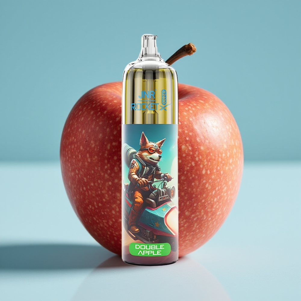 JNR Rocket-X 12400 Puffs Desechable Chile Vape Doble Manzana con Flujo de Aire Ajustable